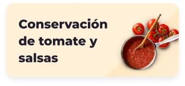 Conservación de tomate y salsas