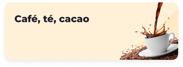 Café, té, cacao